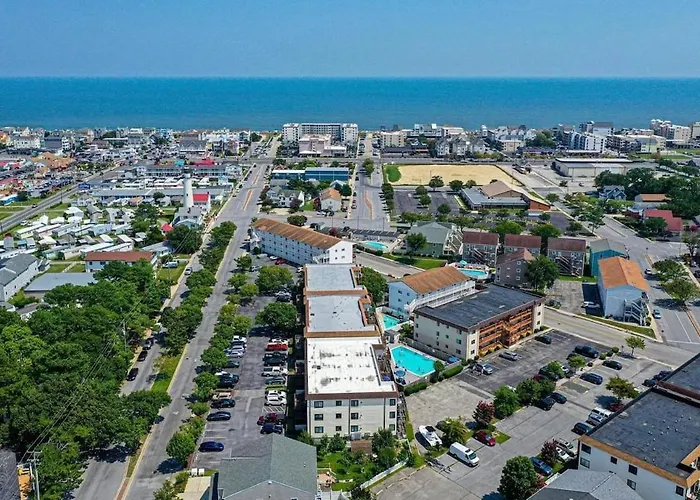 2 Bdrm/2 Bath, Sleeps 6, Pool, Balcony, Wi-fi, Tvs Ocean City